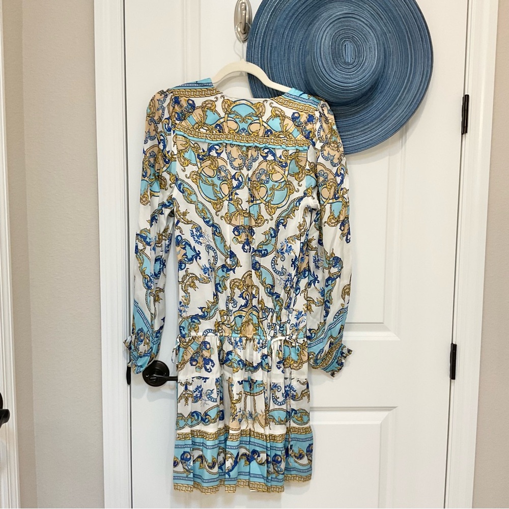 Hale Bob Garland Blouson Dress Size M, EUC - Picture 6 of 6
